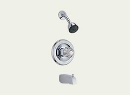Delta T13422 Classic: Monitor 13 Series Tub And Shower Trim, Chrome
