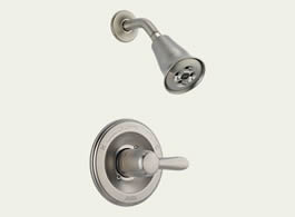 Delta T14238-SSH2O Lahara: Monitor 14 Series H2Okinetic Shower Trim, Stainless