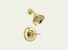Delta T14255-PBLHP Victorian: Monitor 14 Series Shower Trim - Less Handle, Polished Brass
