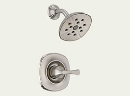 Delta T14292-SS Addison: Monitor 14 Series H2Okinetic Shower Trim, Stainless