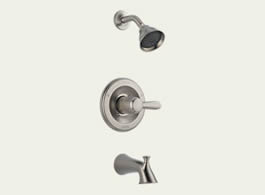 Delta T14438-SS Lahara: Monitor 14 Series Tub & Shower Trim, Stainless