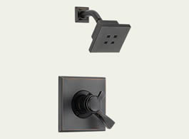 Delta T17251-RBH2O Dryden: Monitor 17 Series H2Okinetic Shower Trim, Venetian Bronze