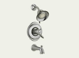 Delta T17455-SS Victorian: Monitor 17 Series Tub & Shower Trim, Stainless