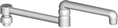 Chicago Faucets DJ13E35JKABCP - 13-inch Double-jointed Swing Spout