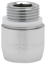 Chicago Faucets - E3-2JKCP - Softflo® Aerator with Adapter for 3/8 NPS Threads