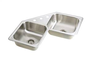 Elkay - DE217324 - Dayton Sink Bowl - 4 Holes Drilles for Faucet