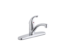 Elkay LK1000CR - Single Lever Kitchen Faucet with Deck Plate
