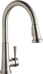 Elkay LK6000LS - Everyday Single Handle Pull-Down Kitchen Faucet, Lustrous Steel