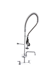 Elkay LK843AF10C - 8" Center Deck Mounted Pre-Rinse Faucet with 10-inch Add-On Swing Spout