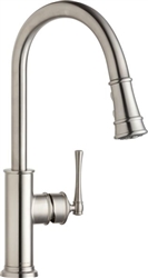 Elkay LKEC2031LS - Explore Single Handle Pull-Down Kitchen Faucet&#8203;, Lustrous Steel