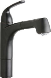 Elkay LKGT1041RB - Gourmet Single Handle Pull Out Spray Kitchen Faucet, Oil Rubbed Bronze