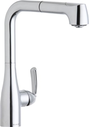 Elkay LKGT2041CR - Gourmet Single Lever Pull-Out Kitchen Faucet, Polished Chrome