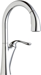 Elkay LKHA4031CR - Harmony Single Handle Pull-Down Kitchen Faucet, Polished Chrome