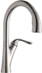 Elkay LKHA4031LS - Harmony Single Handle Pull-Down Kitchen Faucet, Lustrous Steel