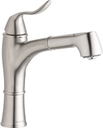 Elkay LKLFEC1041NK- Explore Low Flow Single Handle Pull Out Spray Kitchen Faucet, Brushed Nickel