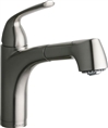 Elkay LKLFGT1042NK - Gourmet Low Flow Single Handle Pull Out Spray Faucet, Brushed Nickel