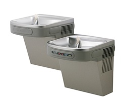 Elkay LZOSTL8C Bi-Level Wall Mount Water Cooler Hands-Free® Barrier-Free Access (Adult & Child) With WaterSentry® VII Filter System and Filter Monitor