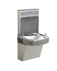 Elkay LZS8WSLK - Complete filtered cooler and bottle filling station in a consolidated space saving ADA compliant design.