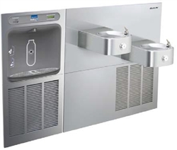 Elkay LZWS-SS28K - Filtered EZH2O® Bottle Filling Station with SoftSides® Bi-Level Refrigerated Fountain