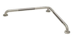 Component Hardware - GBS15-413030Q - S/S GRAB BAR 30X30-inch SANIGUARD COATED KNURLED