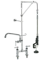 Component Hardware - K66-503218AF4 - ENCORE SWIVEL ARM PRE-RINSE W/ 12-inch ADD ON FAUCET