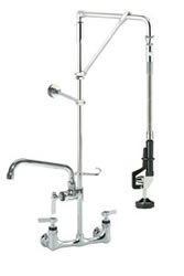 Component Hardware - KL53-503218AF4 - ENCORE SWIVEL ARM PRE-RINSE W/ 12-inch ADD ON FAUCET