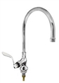 Encore (CHG) KL64-9001-SE4 Encore¨ Faucet, single pantry, 8-1/2" (216mm) stainless steel swivel gooseneck spout, 1/4-turn full volume compression valve, 4" wrist blade handle, 2.2 gpm aerated stream aerator, low lead compliant, NSF