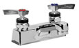 Encore (CHG) KL83-4004-CE1  Brass Chrome Plated 4" OC Centerset Deck Mount Faucet with 4" Cast Spout Spout