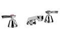 Encore (CHG) KL84-8005-CE1 Encore¨ Faucet, widespread, concealed deck mount, 8" (203mm) OC inlets, 5" (127mm) swivel cast spout, 1/4-turn full volume compression valves, lever handles, 2.2 gpm aerated stream aerator, low lead compliant, NSF