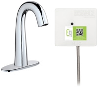Chicago Faucets EQ-C12A-41ABCP Lav Faucet Eq Ir Gn 4P Aclp Ss Nmix