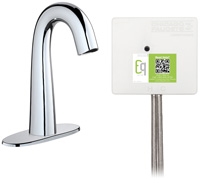 Chicago Faucets EQ-C12A-42ABCP Lav Faucet Eq Ir Gn 4P Aclp Ds Int Mech