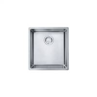 Franke CUX11015 Cube 16 1/2" Single Basin Undermount Sink, Stainless Steel