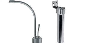 Franke DW9080 Logik Cold Water Dispenser Faucet Combo,  Satin Nickel