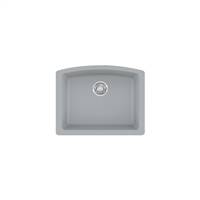 Franke ELG11022SHG Ellipse 25" Single Basin Undermount Kitchen Sink, Granite - Shadow Grey