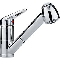 Franke FF2200 Ribera Series Pull-Out Spray Kitchen Faucet with Top Lever, 1.75gpm (Polished Chrome)