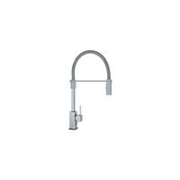 Franke FF2880 Planar 8 Series Pull-Down Kitchen Faucet With Side Lever, Satin Nickel