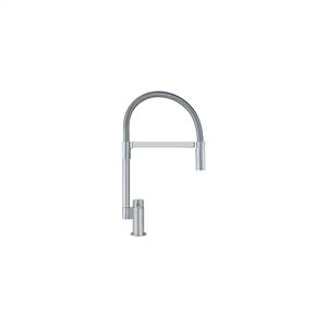 Franke FF2980 Manhattan Series Pull Down Faucet Dual Spray Feature Stream And Spray Kitchen Faucet, Satin Nickel