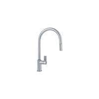 Franke FF3180 Ambient Series Pull-Down Kitchen Faucet With Side Lever, Satin Nickel