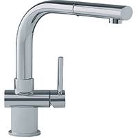 Franke FFP1080  Logik Series Pull-Down Kitchen Faucet with Side Lever, 1.75gpm (Satin Nickel) 