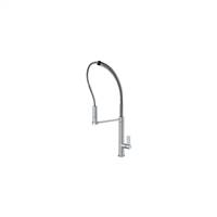 Franke FFPD2080 Masterchef Series Pull-Down Kitchen Faucet With Side Lever, Satin Nickel