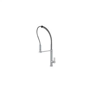 Franke FFPD2080 Masterchef Series Pull-Down Kitchen Faucet With Side Lever, Satin Nickel
