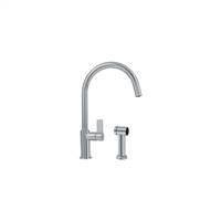 Franke FFS3180 Ambient Series Arc Spout With Side Lever And Side Spray, Satin Nickel