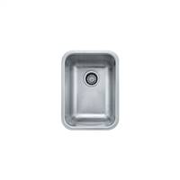 Franke GDX11012 Grande Series 13 3/4" Single Basin Undermount Sink, Stainless Steel