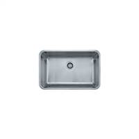 Franke GDX11028 Grande Series 30 1/8" Single Basin Undermount Sink, Stainless Steel