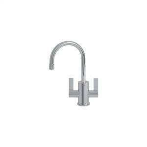 Franke LB10280 The Little Butler Series Hot & Filtered Cold Water Dispenser Faucet With 2 Handle Mixer, Satin Nickel