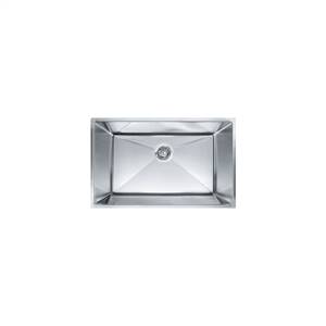 Franke PEX110-31 Planar 8 Series 32-1/2" Single Basin Undermount Sink, Stainless Steel