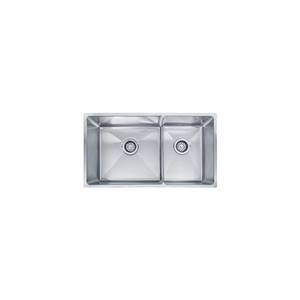 Franke PSX120309 Professional Series 31-7/8" X 18-1/8" Double Bowl Undermount Sink, Stainless Steel