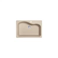 Franke SC3322-1 Gravity 33" Single Basin Undermount/Drop In Kitchen Sink, Granite