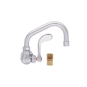Fisher 20478 - SINGLE BACKSPLASH WITH ELBOW FAUCET WITH 8-inch SWING SPOUT & WRIST HANDLE