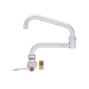 Fisher 22462 - 3/4-inch SINGLE BACKSPLASH WITH ELBOW FAUCET WITH 10-inch SWING SPOUT,10-inch DJ & WRIST HANDLE